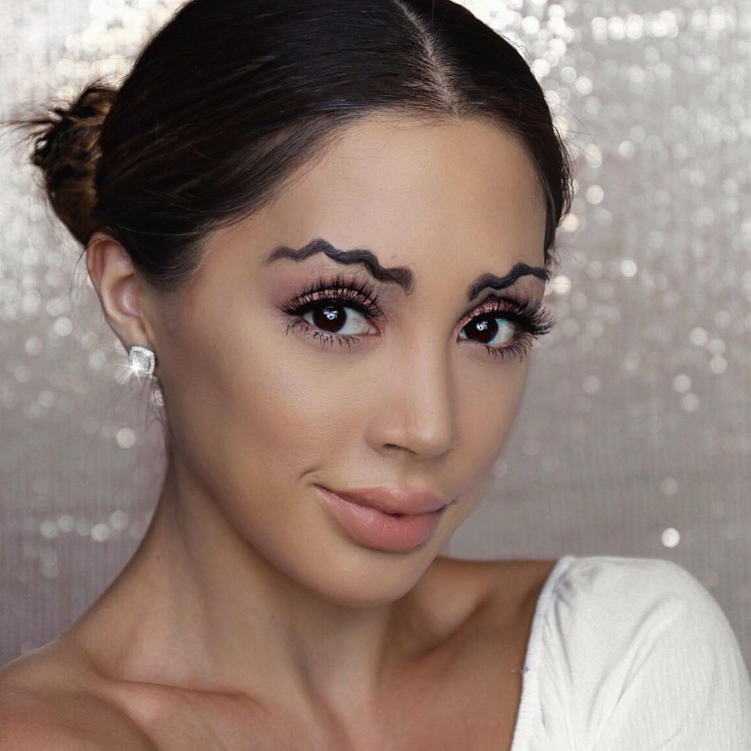 Weird Squiggle Eyebrow Trend Takes Over Instagram Latest Fashion Corner