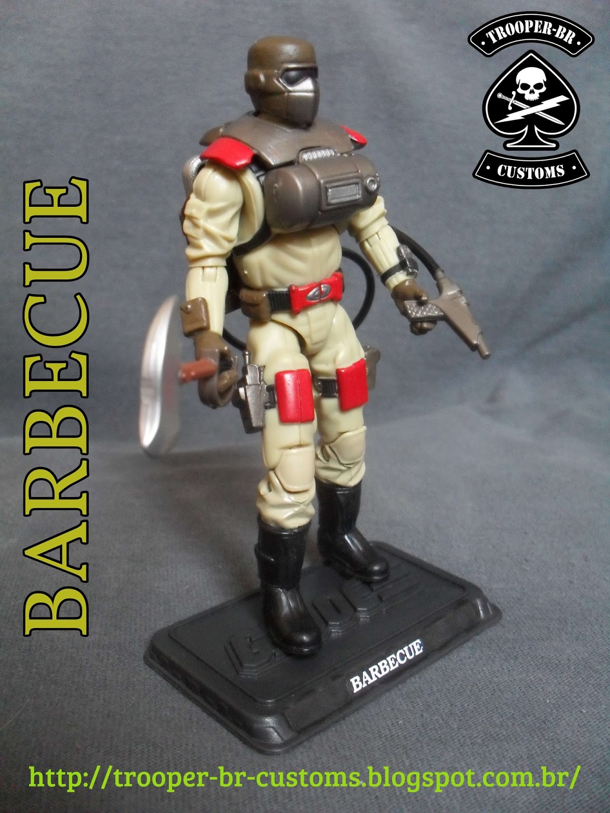 Gi joe Custom Action Figures Barbecue Desert Ops