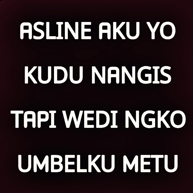 Gambar DP BBM Kata Kata Lucu bahasa Jawa 