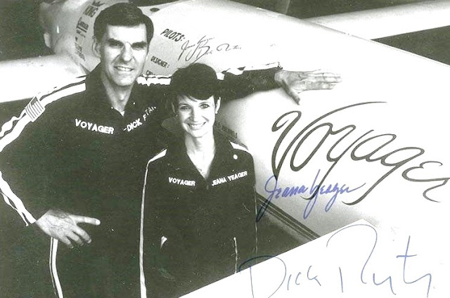 Aviación por Leandro : 1986 - La Vuelta al Mundo sin escalas del "VOYAGER"