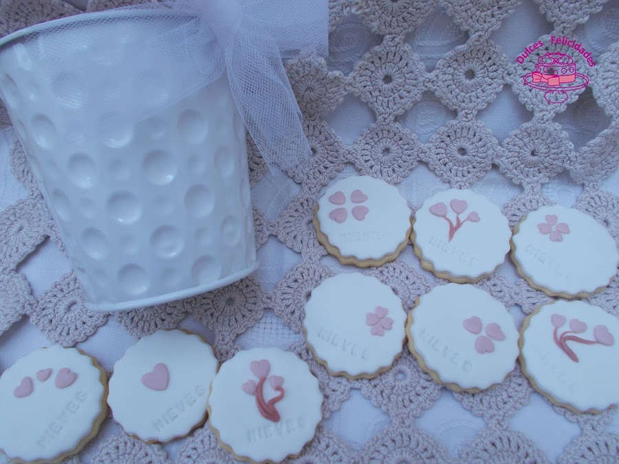 Maceta de galletas para primera comunión