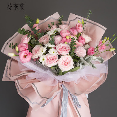 Kertas Buket Bunga / Flower Bouquet Wrapping Paper (Seri FLS-003)