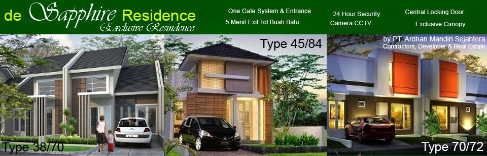 De Sapphire Residence,perumahan di bandung,rumah minimalis,rumah idaman