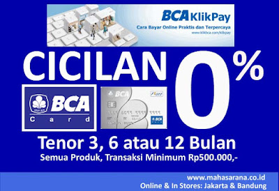 BCAKlikPay BCA Card Cicilan 0%