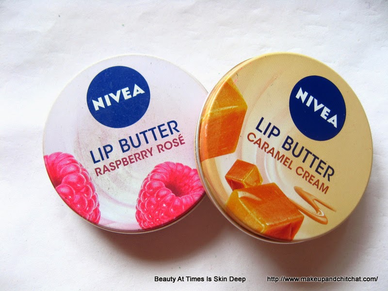 Photos of  Nivea Lip Butter in Caramel Cream and Raspberry Rose