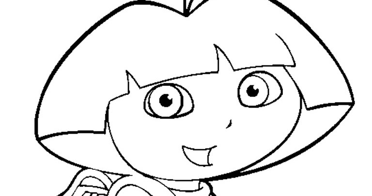 Gambar Mewarnai Dora Explorer Review Ebooks Sketsa