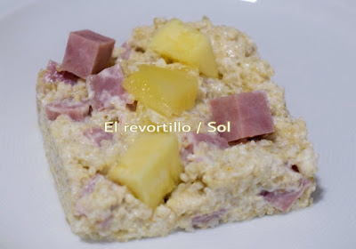 ENSALADA DE QUINOA CON PIÑA Y JAMÓN