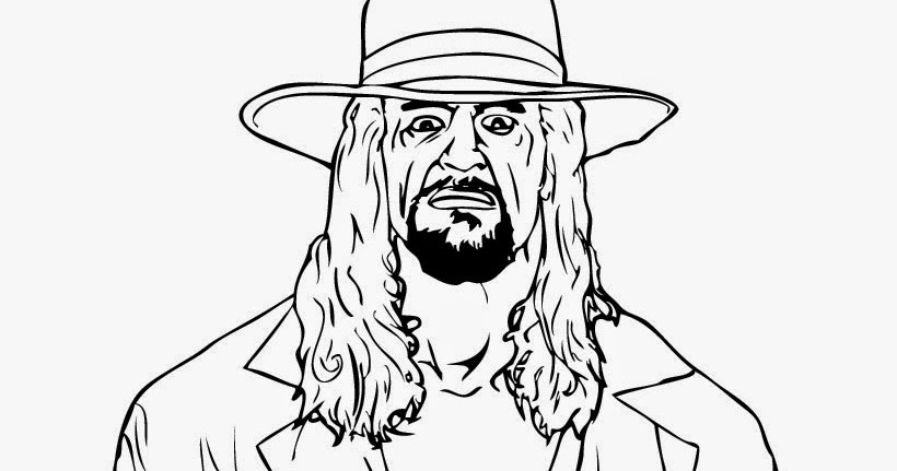 undertaker coloring pages print - photo #11