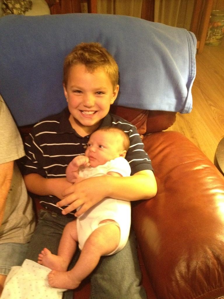 Surrounded-by-boys: a new BABY cousin!!