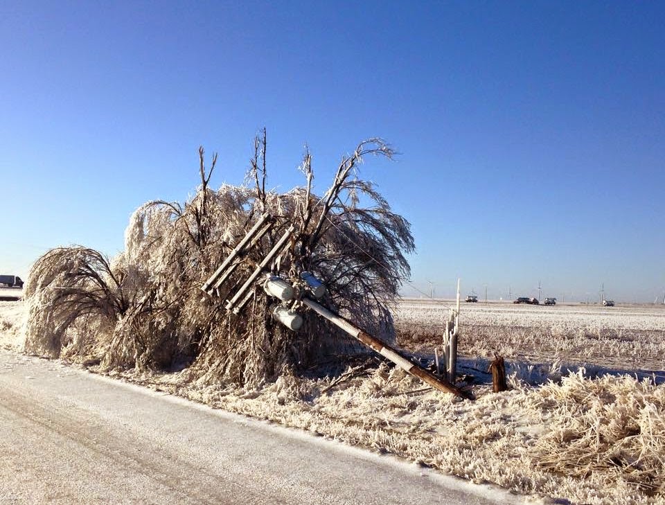 Roscoe Hard Times Winter Storm Wreaks Havoc in Roscoe Area