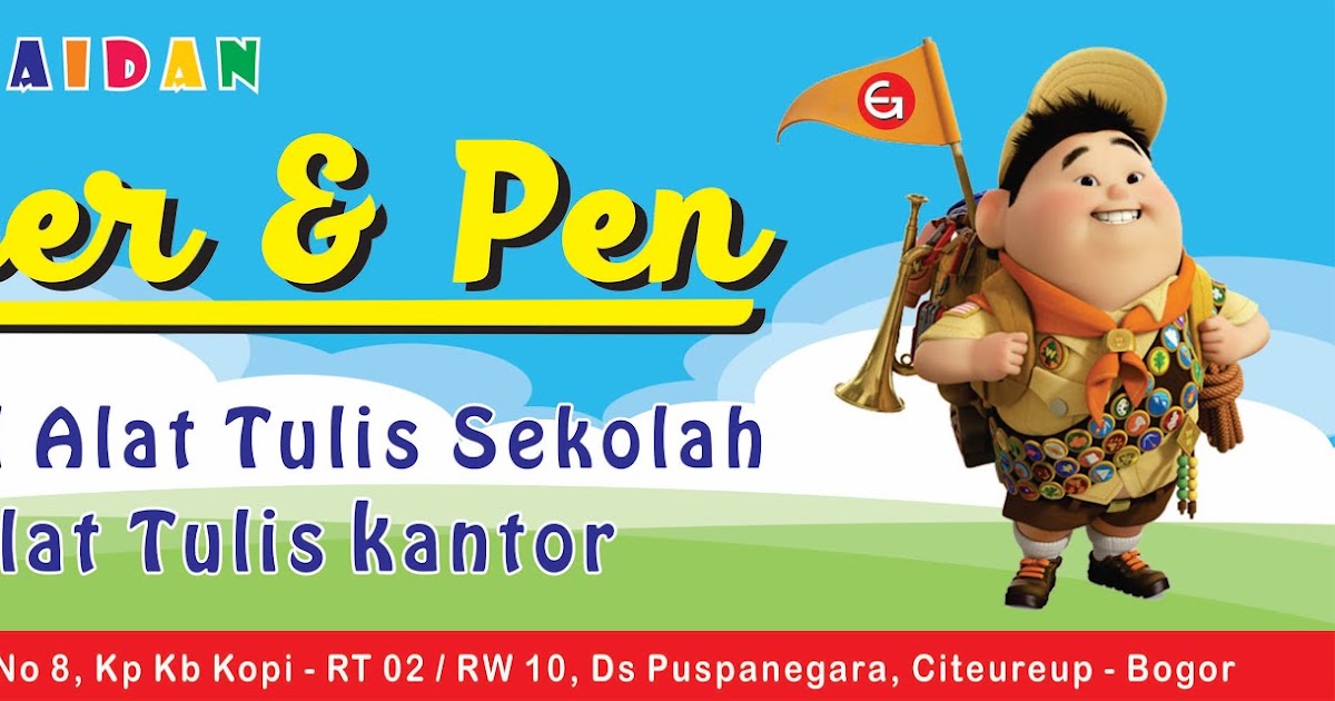 Kumpulan Spanduk Toko Atk Keren Terbaru - desain banner kekinian