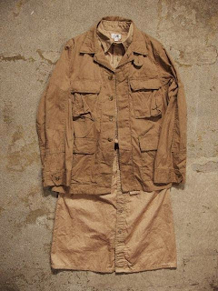 FWK by Engineered Garments BDU Shirt in Khaki French Twill Spring/Summer 2015 SUNRISE MARKET