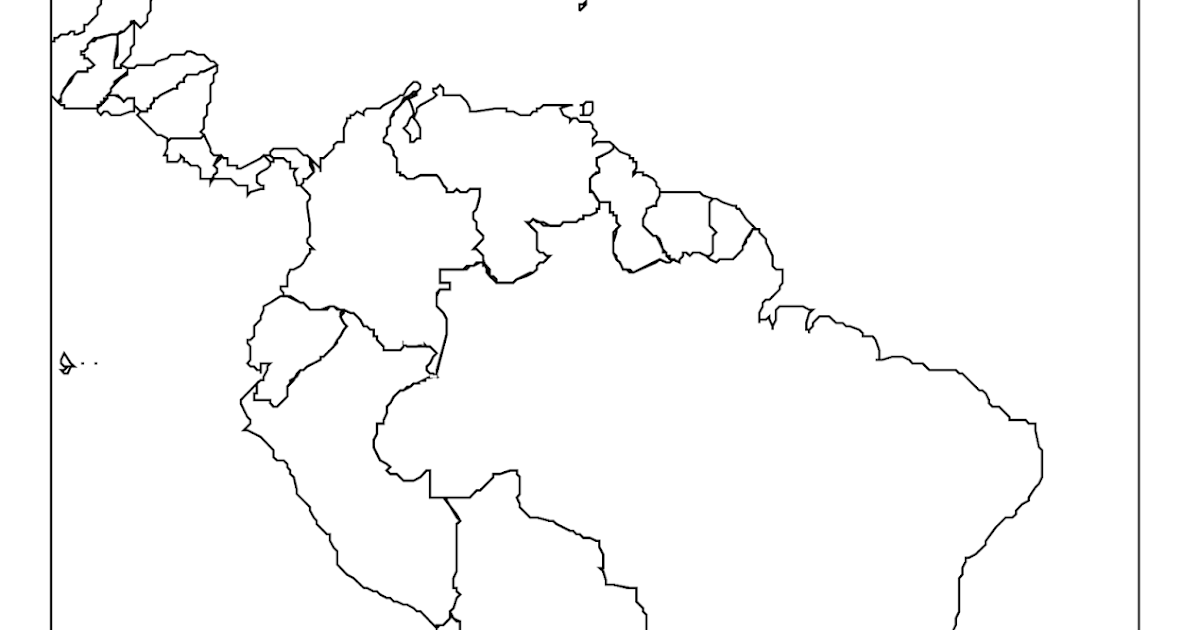 Mapa Mudo AmÉrica Do Sul Suporte Geográfico