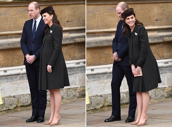 British royal family attend Easter Service at St George's Chapel