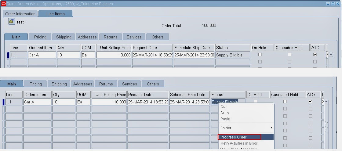 Complete Back-to-Back Sales Order Cycle In Order Management ...