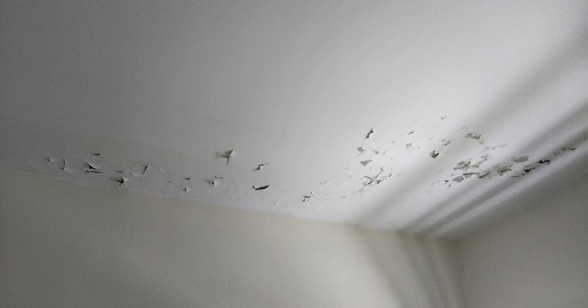 The Old Days Paint peeling off from ceiling