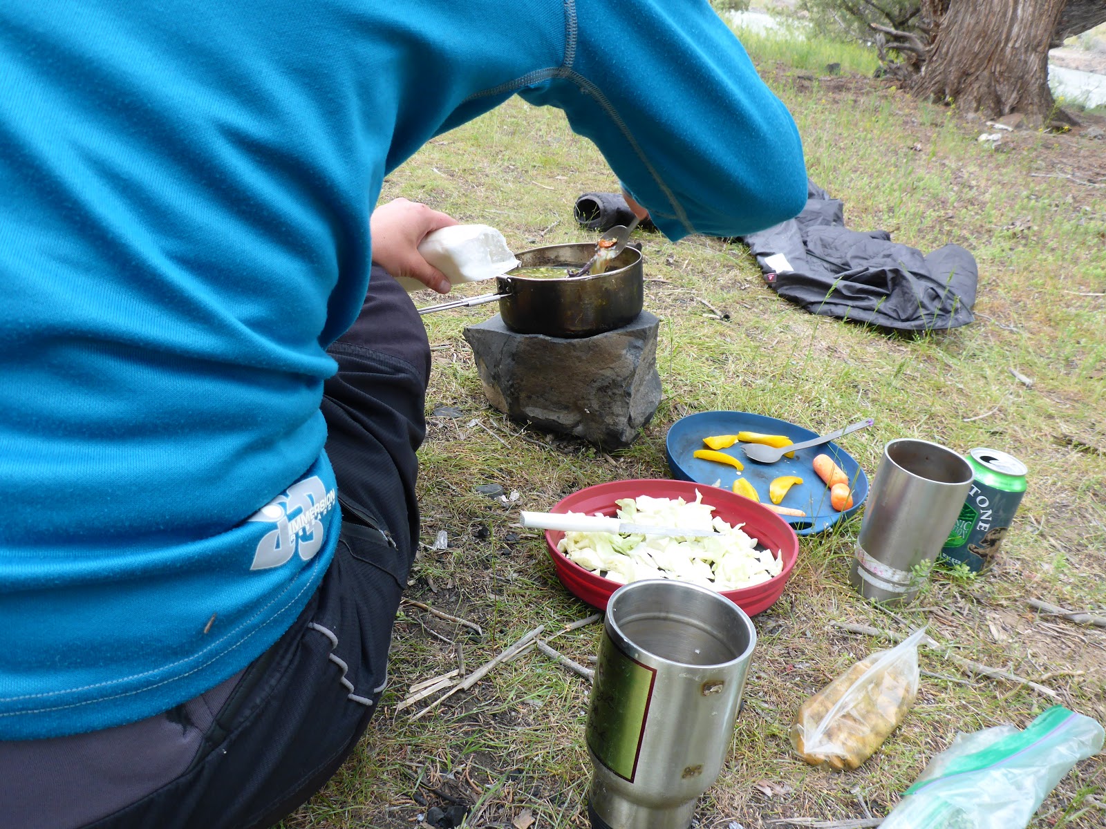 Woman on Water Food for Kayak Camping