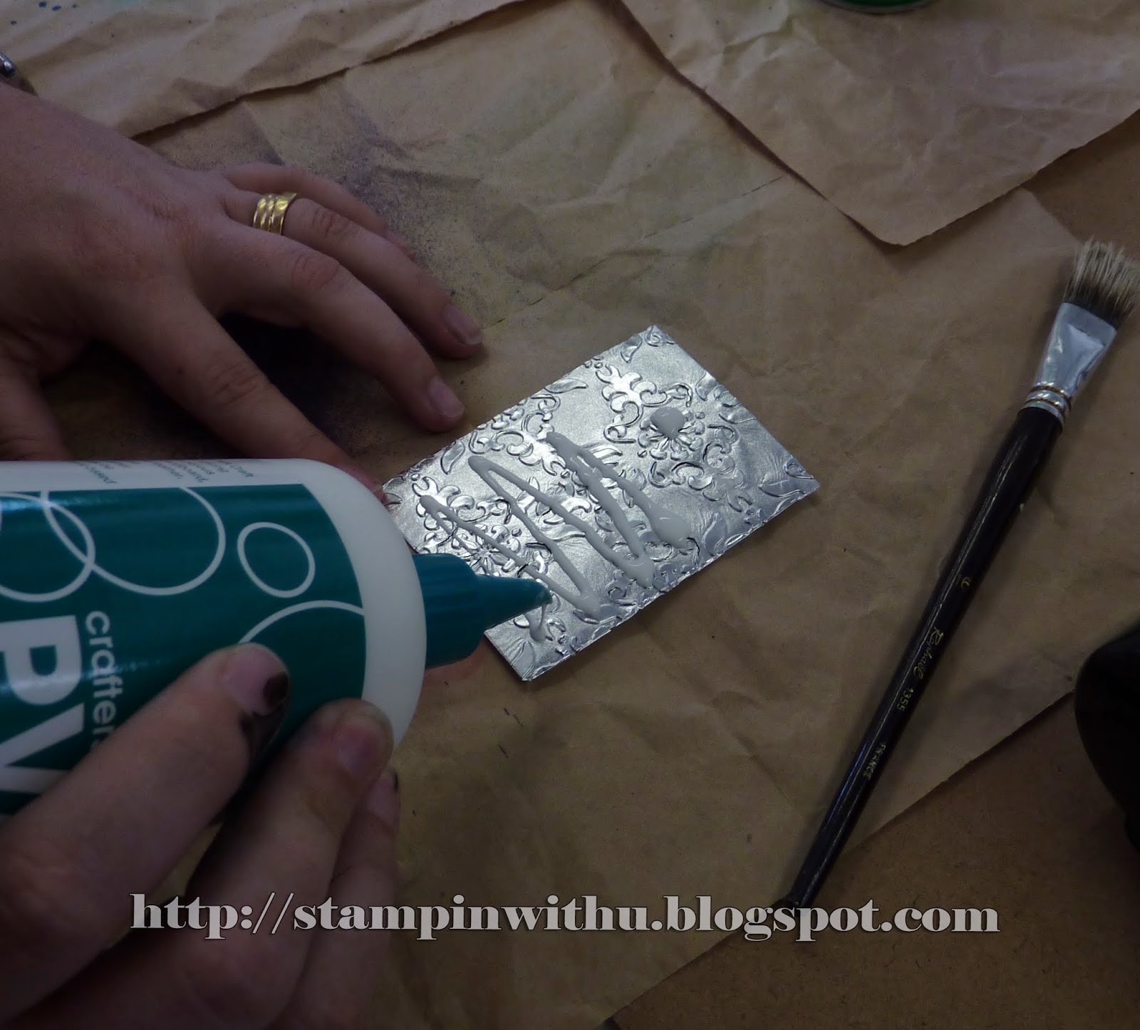 Stampin' with U Foil Art Frame