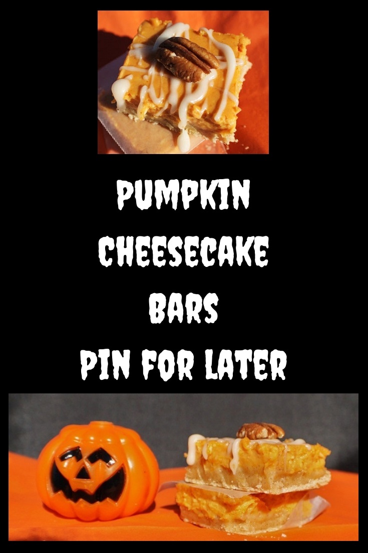 Pumpkin Cheesecake Bars | What's Cookin' Italian Style Cuisine