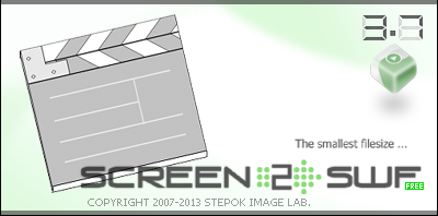 Screen2SWF 3.7 [Graba en video la actividad en tu pantalla con una alta tasa de compresión]