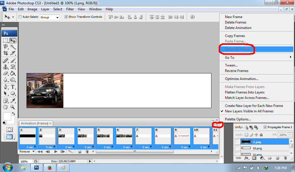 Remove frame. Make frames from layers перевод. где находится команда make frames from layers. make frames from layers перевод на русский.