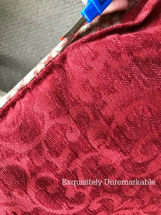 Ripping Out A Seam