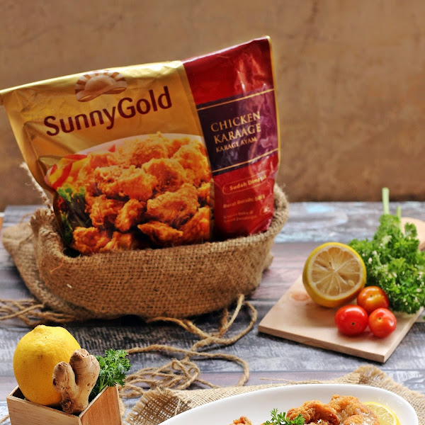 Kreasi Asik Bersama Sunny Gold : Chicken Karaage with Honey Lemon Sauce