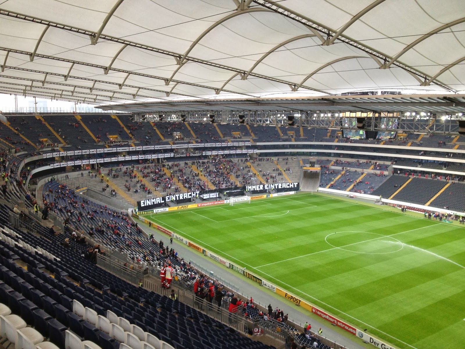 Frankfurt Flughafen Parken Commerzbank Arena stadionsammler.blogspot.com