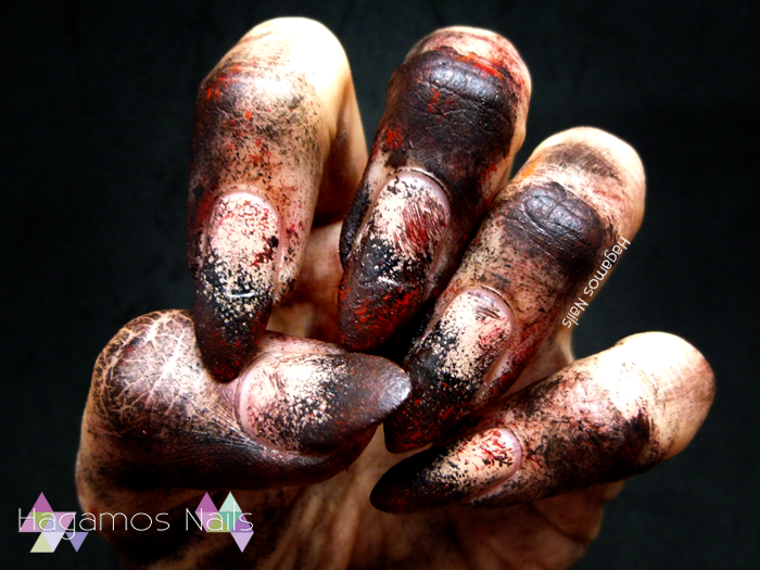 Nail Art Zombie. Hagamos Nails