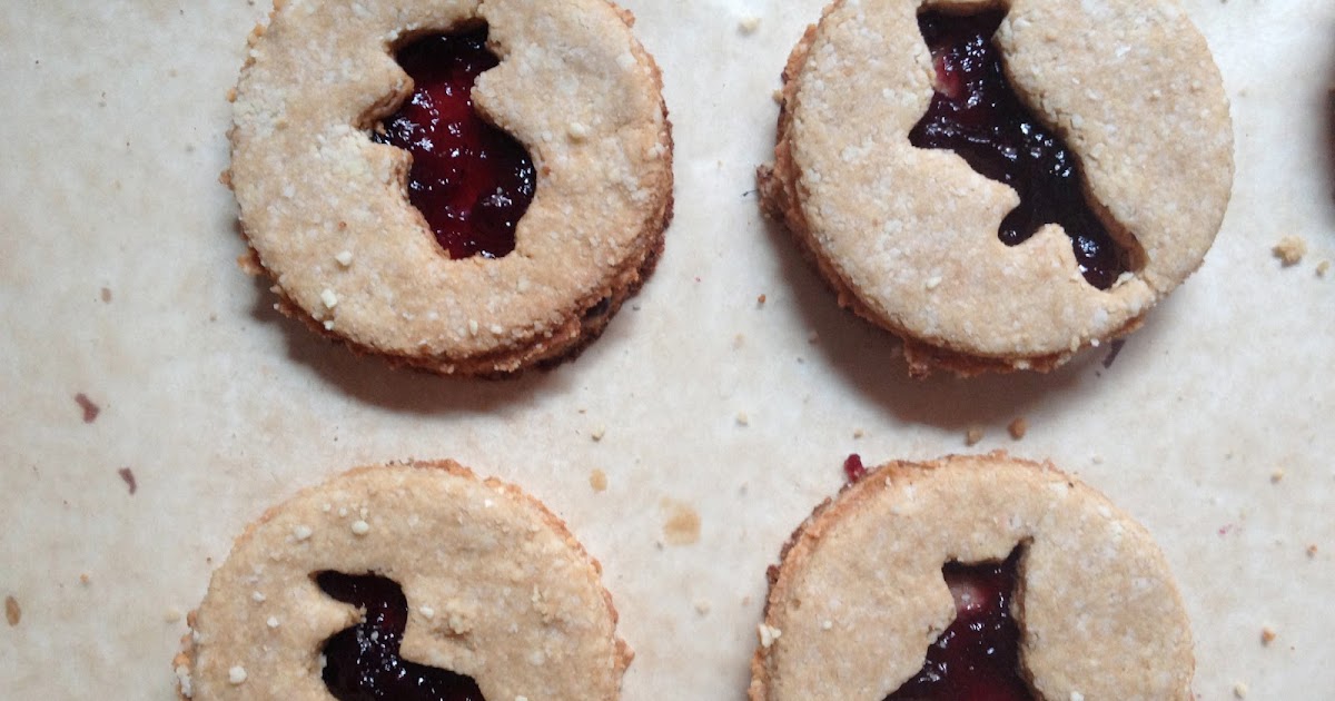 Almond Flour Linzer Cookies