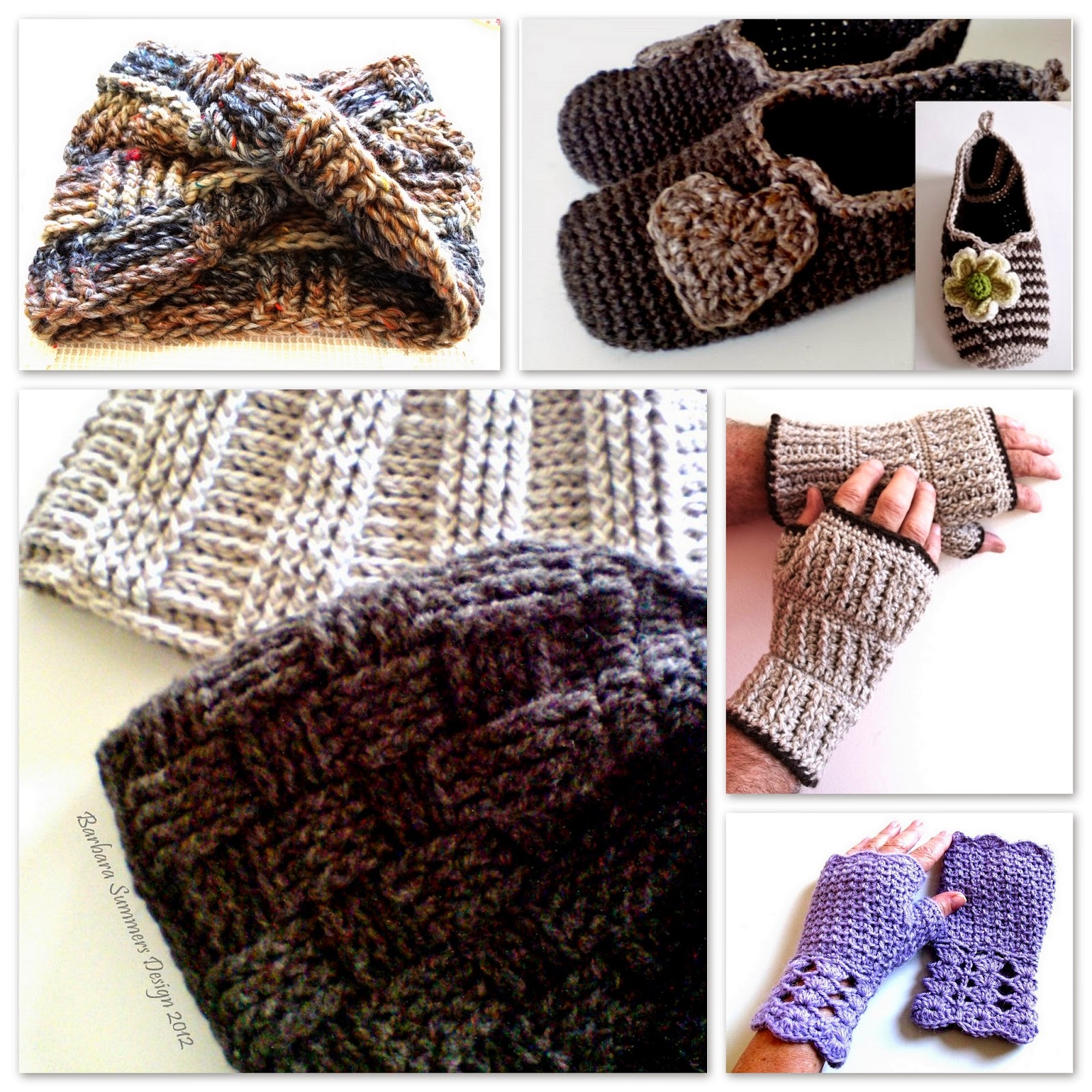 crochet patterns, how to crochet, hats beanies, mittens, slippers, scarves,