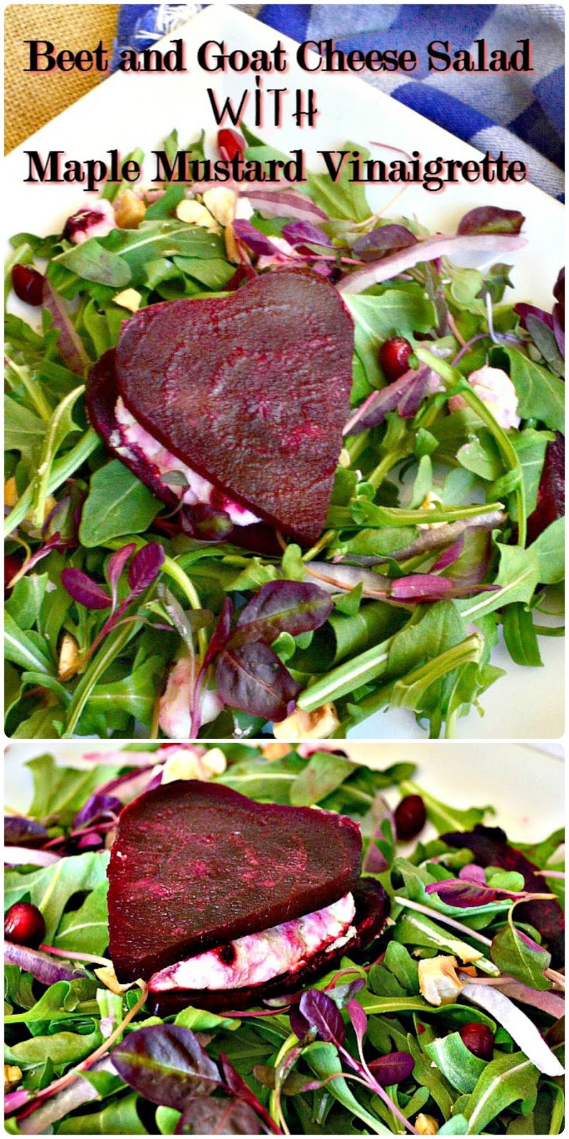 Beet Heart Salad with Maple Mustard Vinaigrette This Is How I Cook