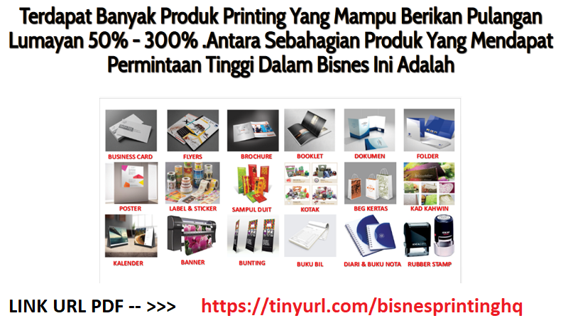 Bisnes Printing | Produk Laku Keras Bisnes Printing
