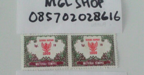 JUAL MATERAI LAMA dan KERTAS SEGEL Tertua 1949, 1962, 1965