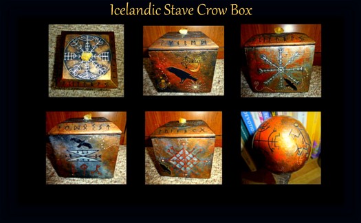 Icelandic Stave Crow Box