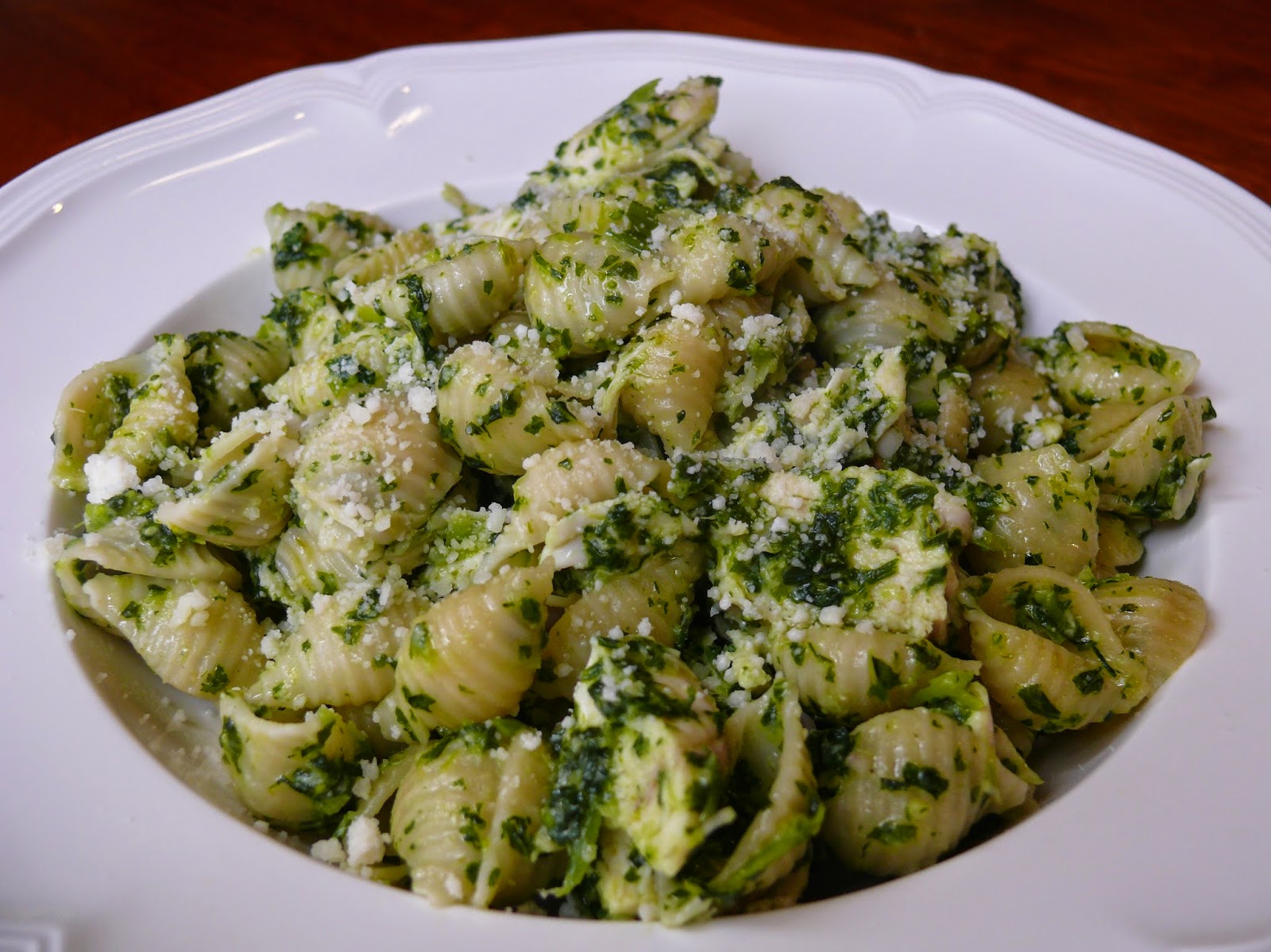 Imperfect & Fabulous Chicken & Pasta With Broccoli Rabe Pesto