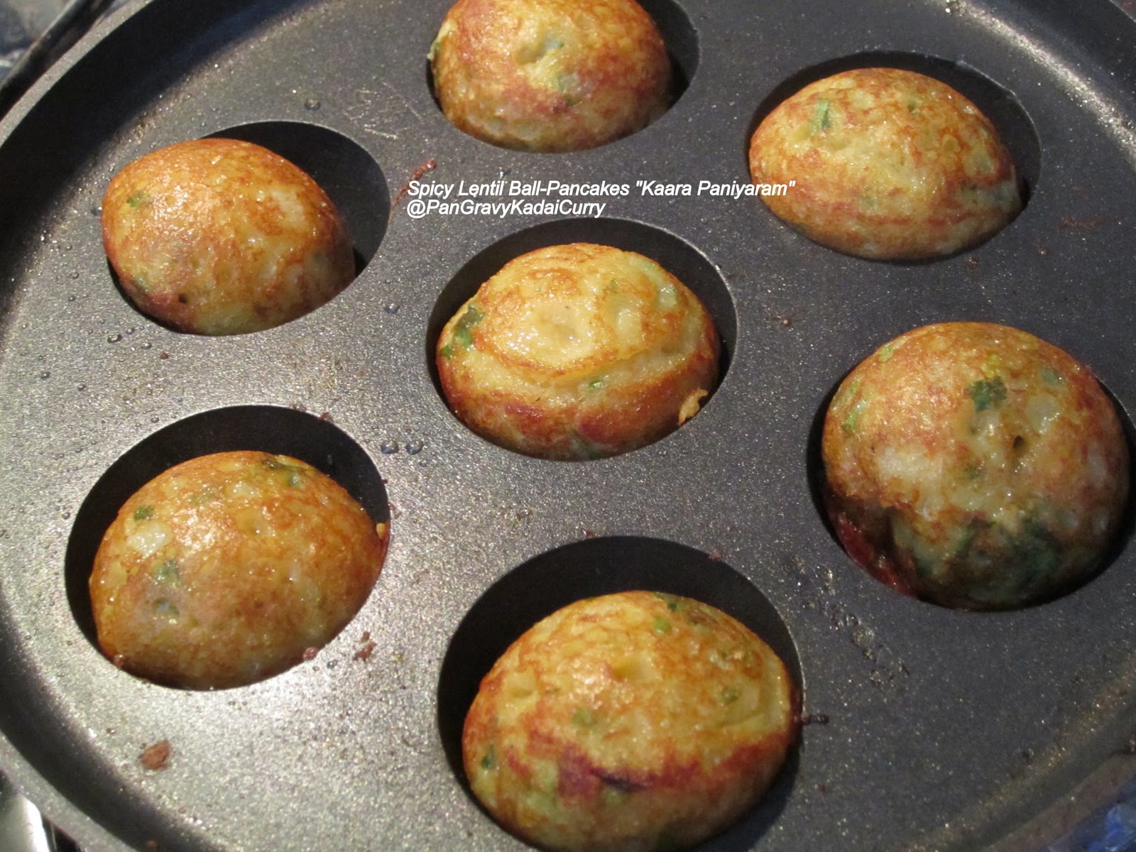 Pan Gravy Kadai Curry Spicy Lentil Ball Pancakes/SouthIndian