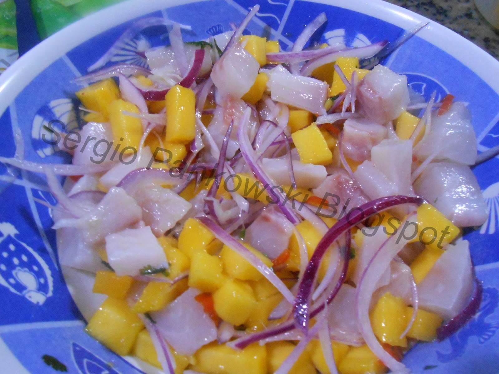 Sergio Pankowski Gastronomia Ceviche Tilápia e manga