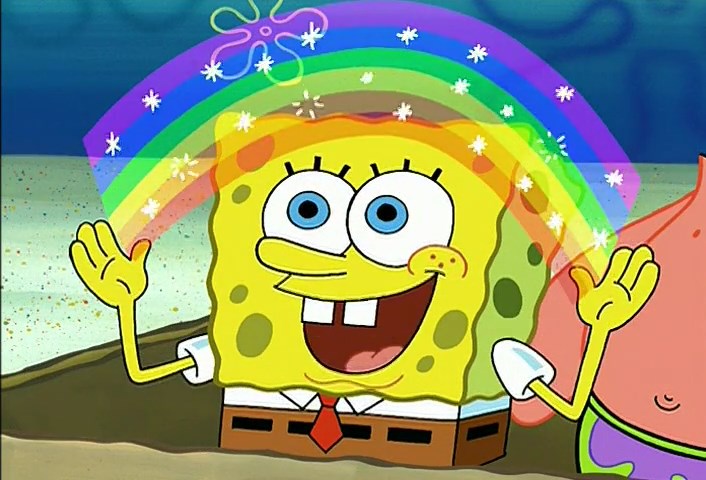 Download Gambar Spongebob Imajinasi