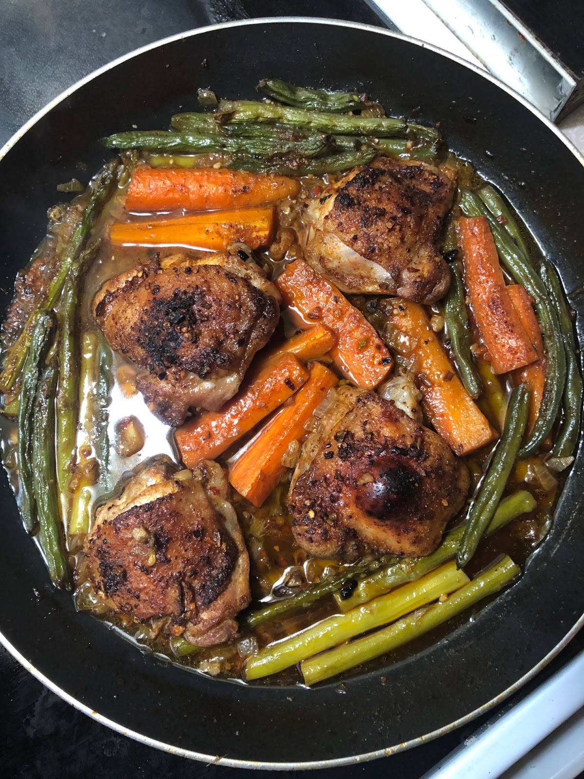 Letters to LA LA Land: One Skillet Roasted Chicken and Vegetables