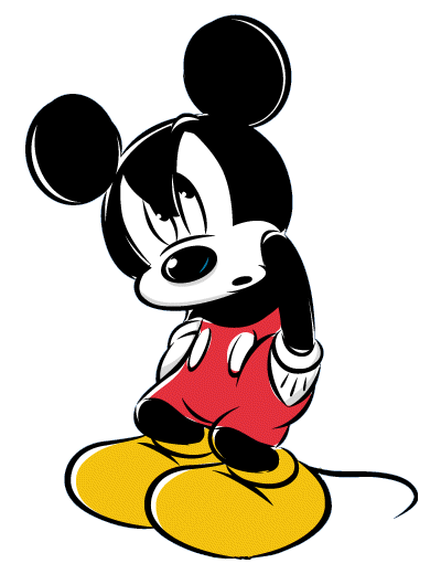 mickey mouse cartoon clipart - photo #2