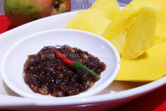 bagoong alamang, mangoes, Philippine condiments, recipe, alamang guisado recipe