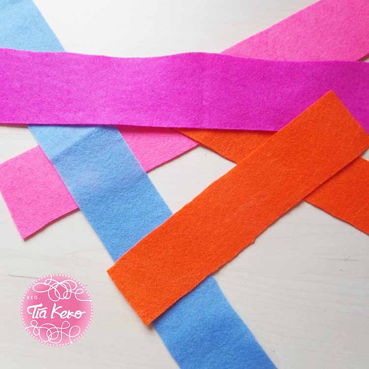 Tía Keko manualidades niños fieltro