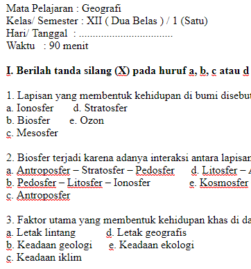 Soal ulangan essay kimia kelas 11 semester 1 08 picture