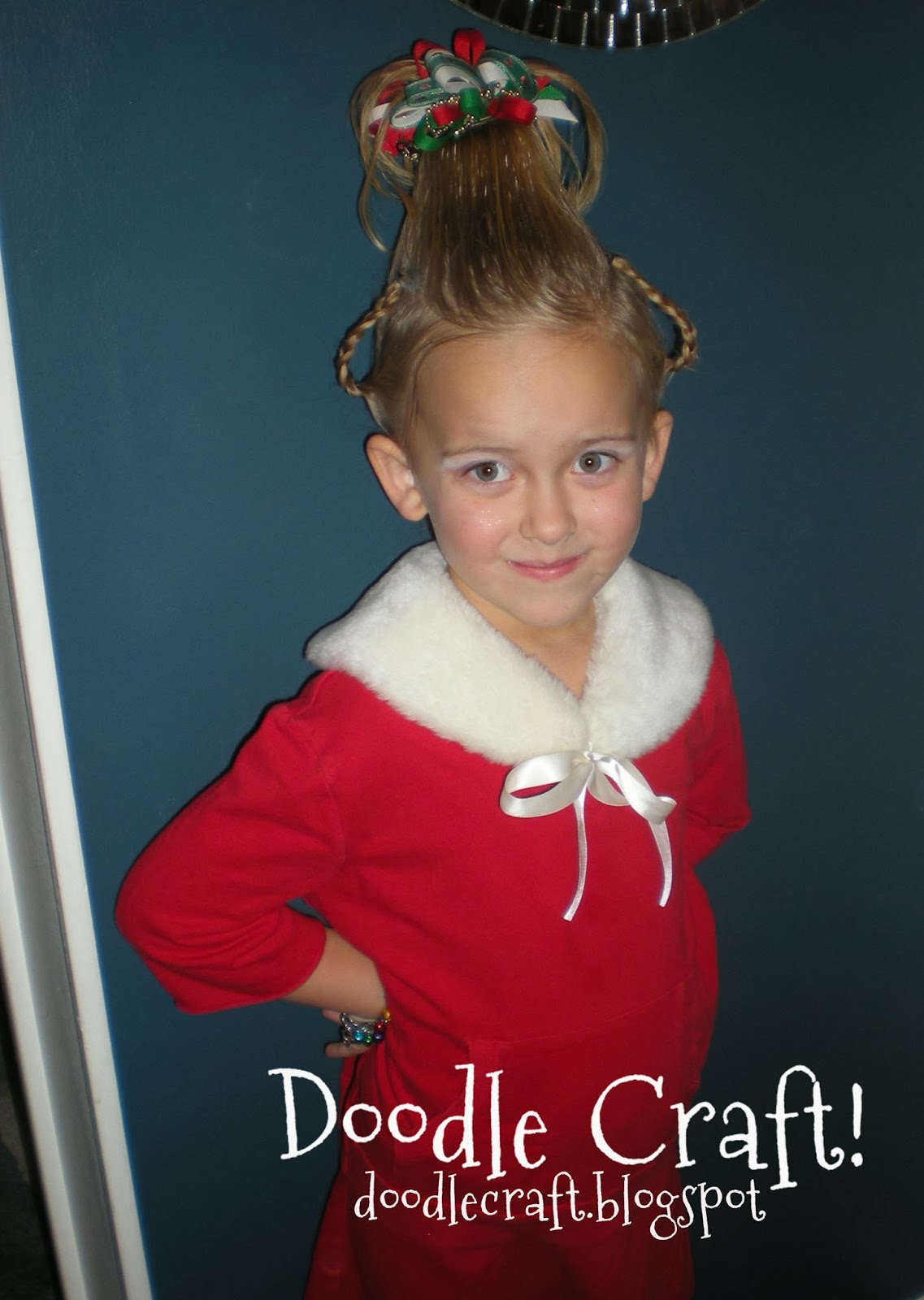 Cindy Lou Grinch Whoville Hairdo Stole Teacup Costume Costumes Hairstyles B...