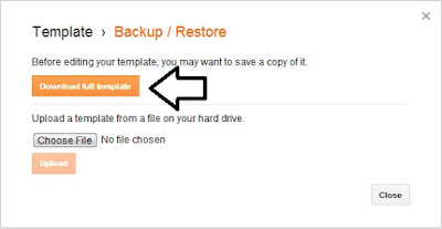 Bagaimana Cara Backup Data Blog dan Template