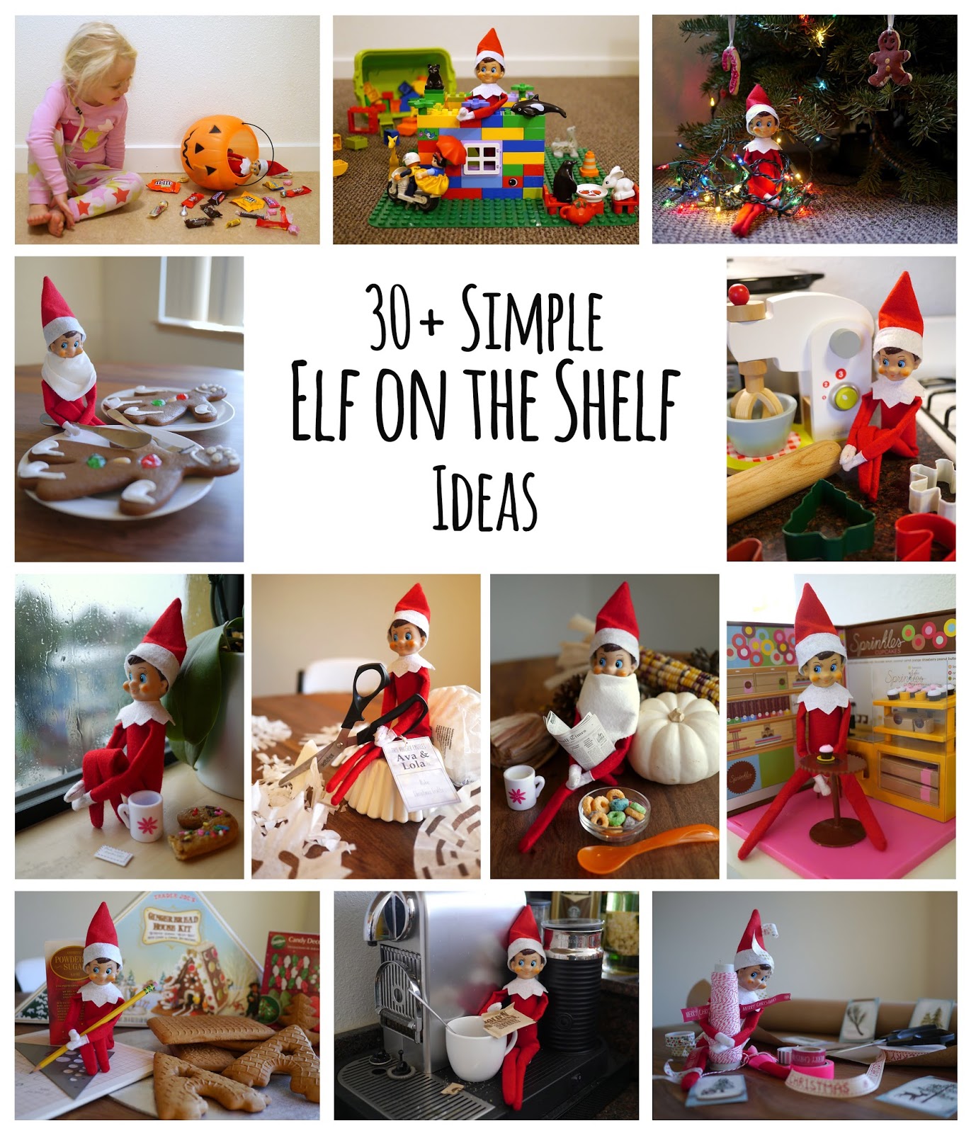 Easy Elf on the Shelf Ideas for Christmas Eve