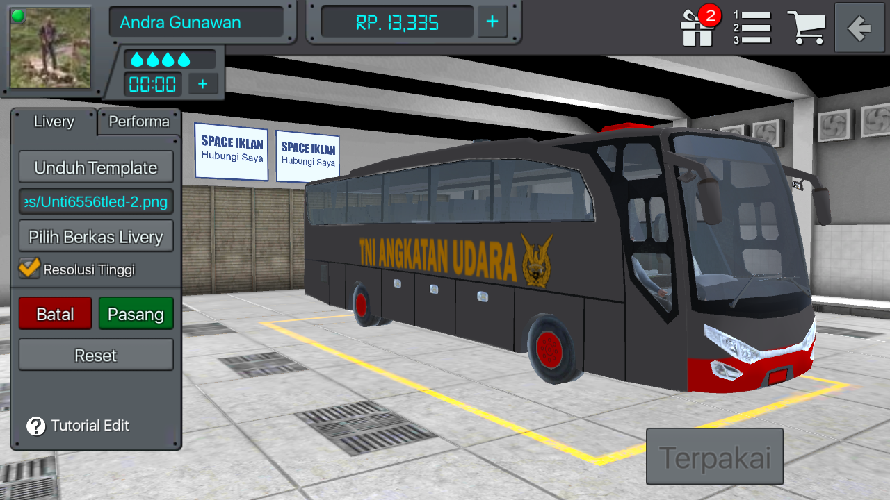 Download Livery Bussid Bus Tni