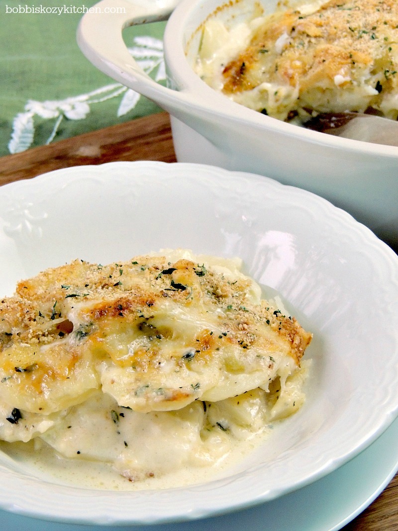 Horseradish Au Gratin Potatoes Bobbi's Kozy Kitchen