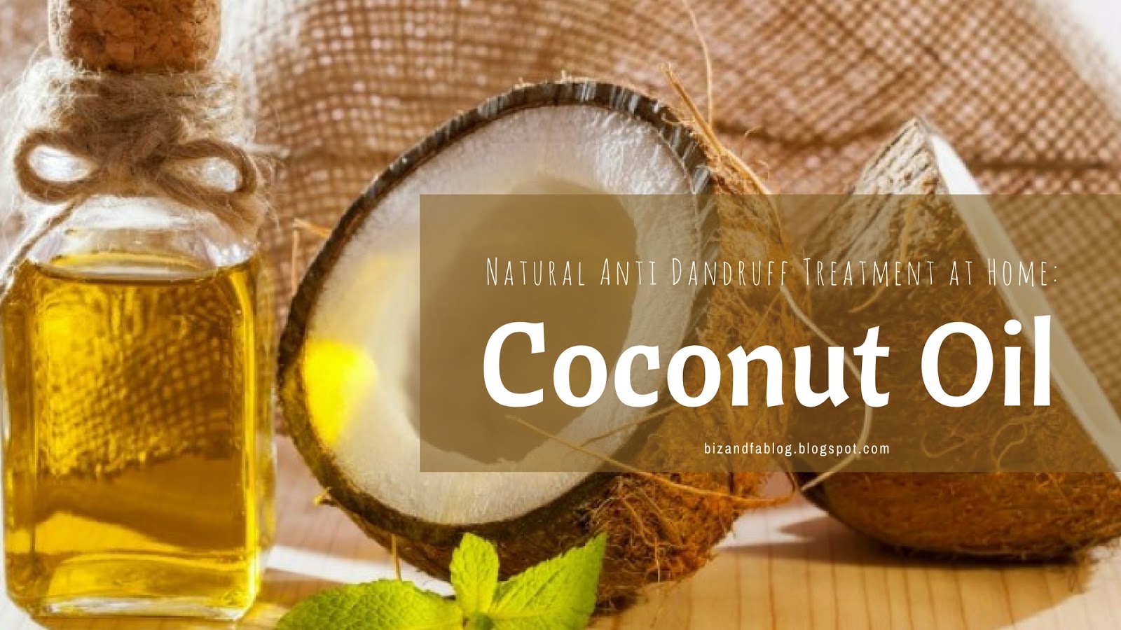 Natural Anti Dandruff Treatment at Home Coconut Oil
